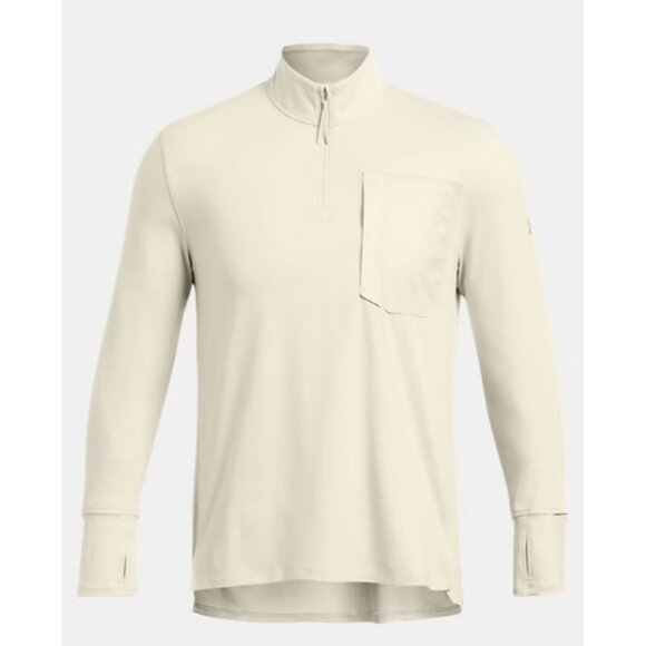 Under Armour 1383244 UA Launch Trail ¼ Zip Top Silt / Reflective ( L ) - Picture 2 of 5